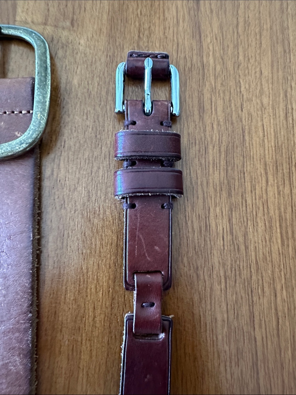 Assorted mixed lot of brown Leather belts - Picture 3 of 4